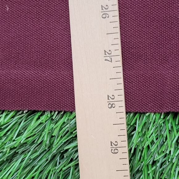 Ralph-Lauren Polo Shirt Large 23x28 Burgundy Blue Crest Logo - Picture 8 of 12